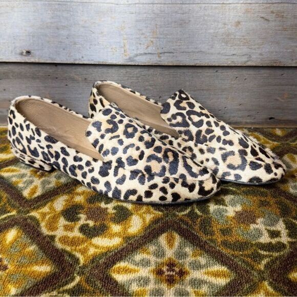 Steve‎ Madden Hailey Cheetah Fur Flats - Picture 2 of 9